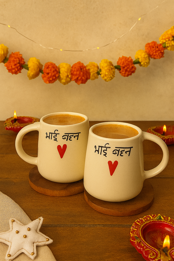 Bhai Behen Mug set of 2