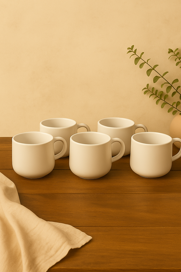 Everyday Tea Cups Set of 6