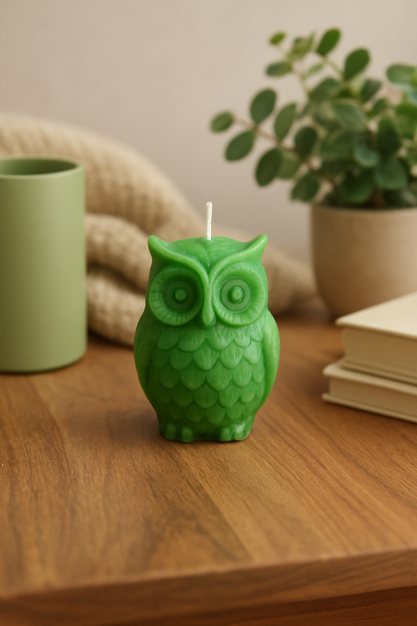 Owl candle