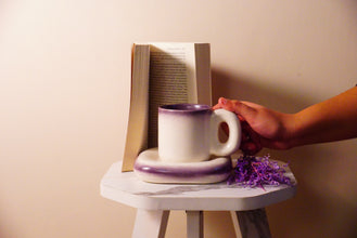 Violet Gradient Mug Set