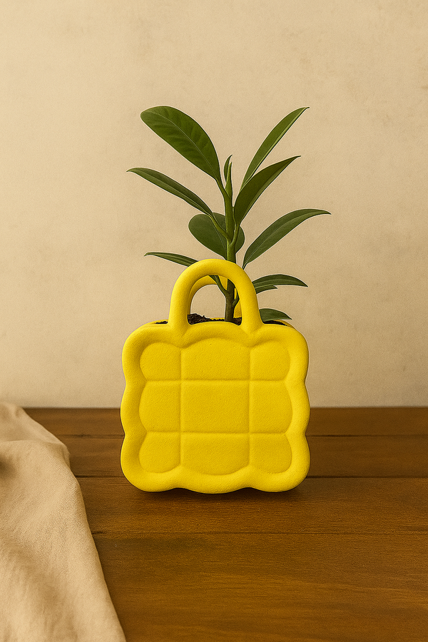 Kelly Planter in Yellow