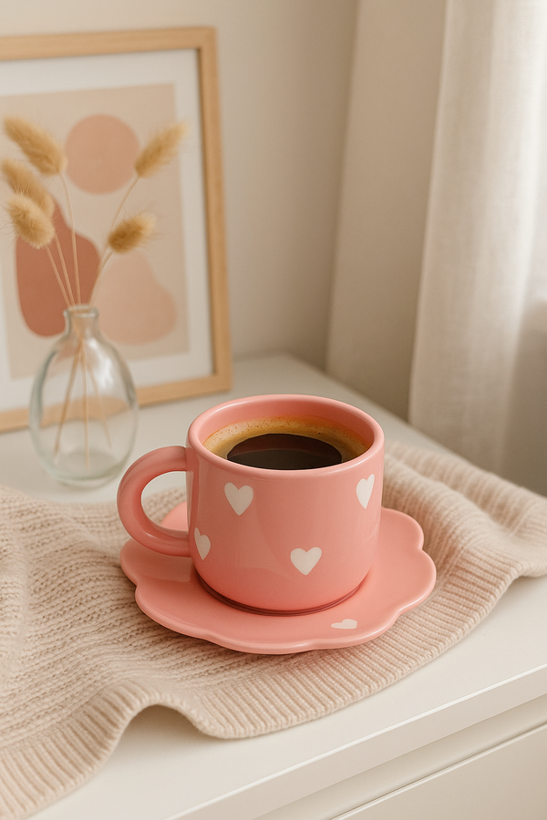 Sweetheart Mug With Saucer